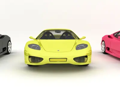 commercial design car03 3D model