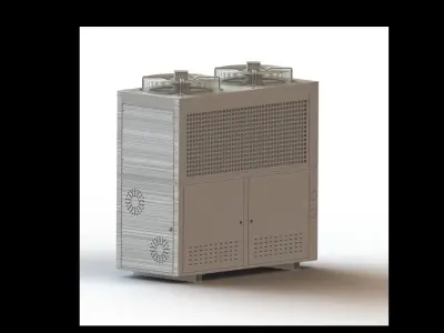 Cooling Pack Unit Cabinet 3D model