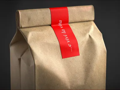 Coffee Packaging Type B 3D model