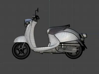 Scooter Modeling 3D model