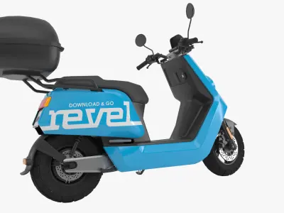 Revel Moped NIU Low-poly 3D model