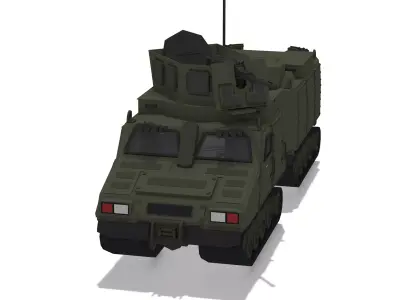 Swedish BVS-10 Low-poly 3D model