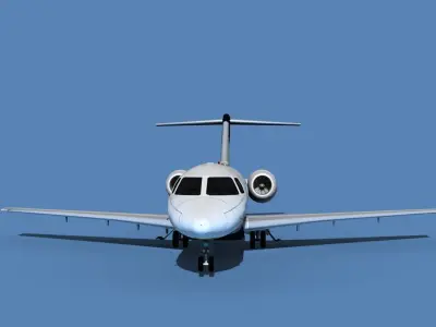 Hawker Siddley 4000 V03 3D model