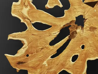 Jeffan Art wood decor Set 3D 3D model