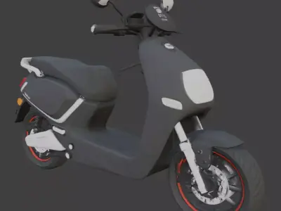 High-Quality 3D Model of Modern Electric Scooter 3D model