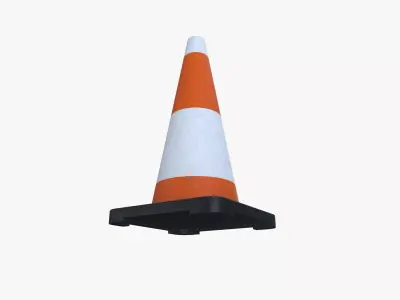Traffic cone 3D model get