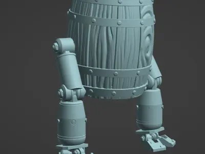 BARREL AUTOMATA 3D model