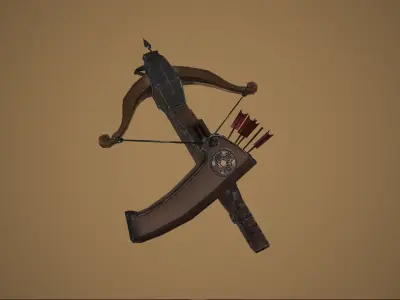 Crossbow Free low-poly 3D model