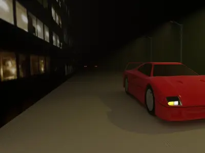 Ferrari F40 Free 3D model buy