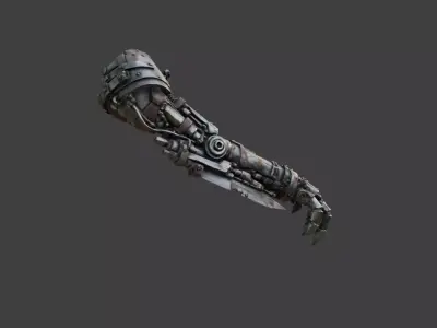 Ironclad Gauntlet Low-poly 3D model