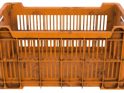 Plastic crate 05 3D model