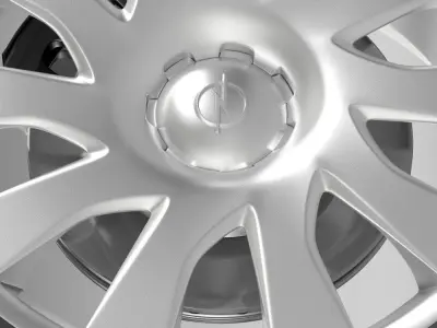 Opel Vivaro Van wheel 2015 3D model