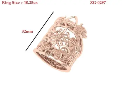 Wedding Ring  3D print model 418