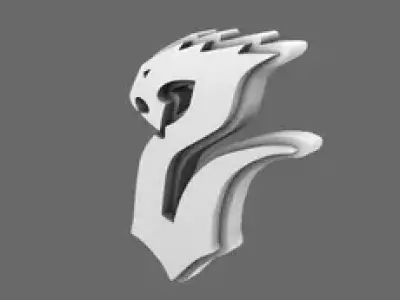 Void Serpents V10K Shoulder Symbols LEFT 3D print model