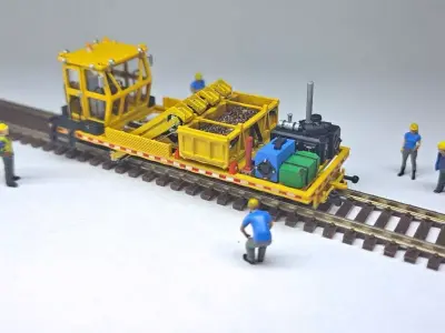 HO Scale Metal Reclaimer MOW 3D print model