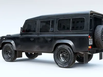 Land Rover Defender 110 1991 3D model