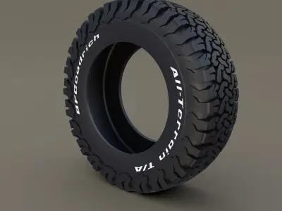 BF Goodrich AT Tire 3D model