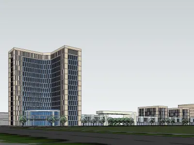 vacation spot-Resort-Fashion Leisure Hotel-0188 3D model