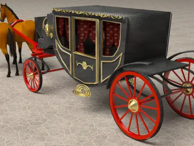 Lux Carriage 4K 3D model