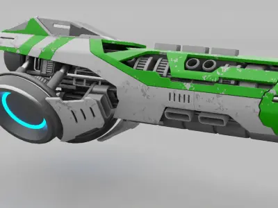 Sci-fi drone 3D model from CGTrader