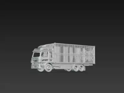 Cargo Truck Transport Model 3D print model by qamqaam