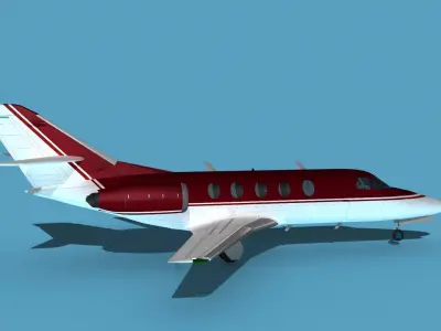 Dassault Falcon 20 V13 3D model