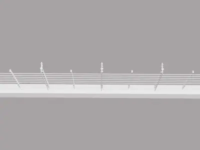Jurassic Themed - Electric Fence Free low-poly 3D model