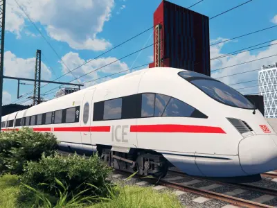 Deutsche Bahn ICE T Low-poly 3D model