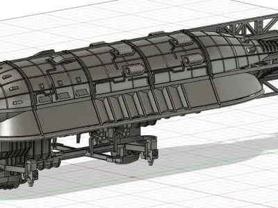 Fallout 4 - Prydwen Model 3D print model