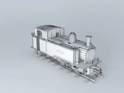 Eco Rail N/Gauge LYN PODDLEY Old Steam Days Free 3D model
