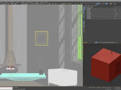 3d Model Only -  Instagram Style Interior Design Free 3D model