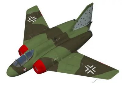 heinkel p1080 3D model
