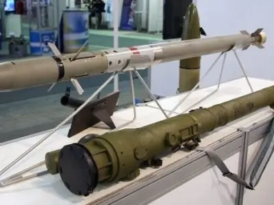 Rocket missile and two other weapons 3D model