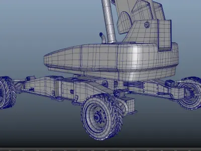  Genie SX180  Telescopic Boom Lift 3D model