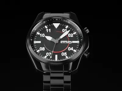 Samsung  watch High quality Low-poly 3D model