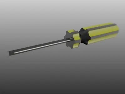 screwdriver 3D model