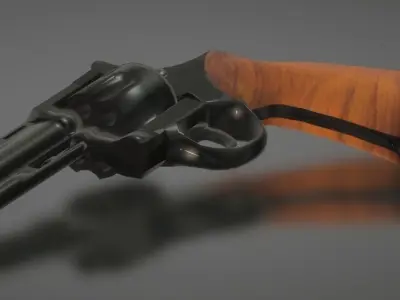 Colt Python  Low-poly 3D model purchase