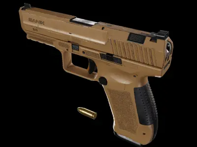 Canik TP9SF Low-poly 3D model