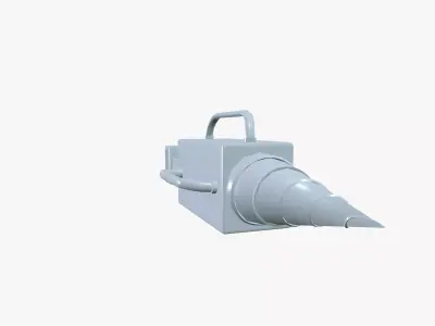 Drilling machine Low-poly 3D model buy