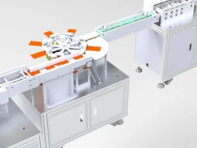 Butterfly Face Mask Making Machine 3D model