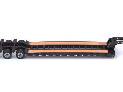 Towmaster T-100DTG Fifth-Wheel Deck Hook-up 3D model