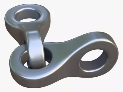 Chain Link Segment M1 3D model