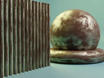 Procedural Rust Free 3D model