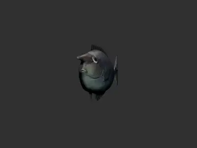 Unicorn Fish 3D model