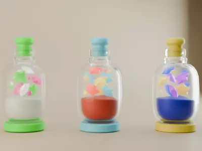 Vase Star Free 3D model