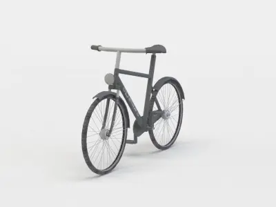 Bicycle Low-poly 3D model by DexsoftGames - Low-poly