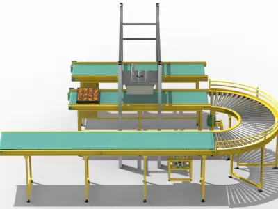 Cake Transport Unit 3D model