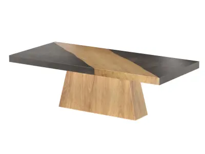 Almeria Dining Table 3D model