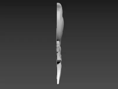 Olive Branch with bird 3D model