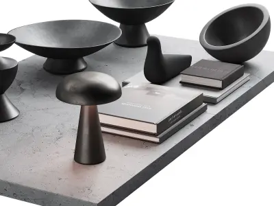 194 decorative set 036 japan dark kit 00 3D model